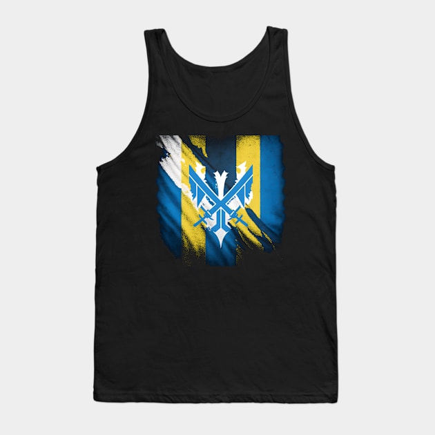 Ukrain trident Tank Top by MLArtifex